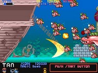 une photo d'Ã©cran de Mega Twins sur Arcade